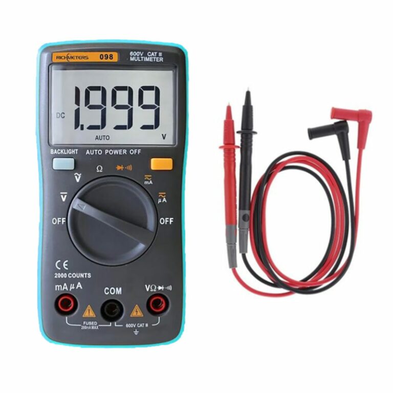 RM098 Multímetro Digital Autorango RICHMETERS UNIT Electronics