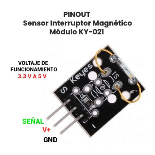 Módulo KY-021 Sensor Interruptor Magnético