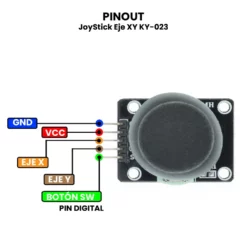 AR0041 - JoyStick Eje XY KY-023 PINOUT