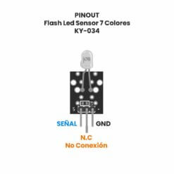 Modulo KY-034 Sensor 7 Color Flash Led