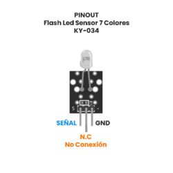 Modulo KY-034 Sensor 7 Color Flash Led