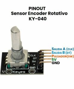 Módulo KY-040 Sensor Encoder Rotativo