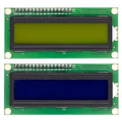 Display LCD 16x2 con I2C Fondo Amarillo y Azul
