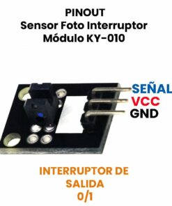 Sensor Foto Interruptor Módulo KY-010