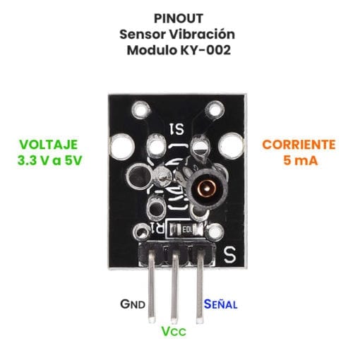 Sensor Vibración Modulo KY-002