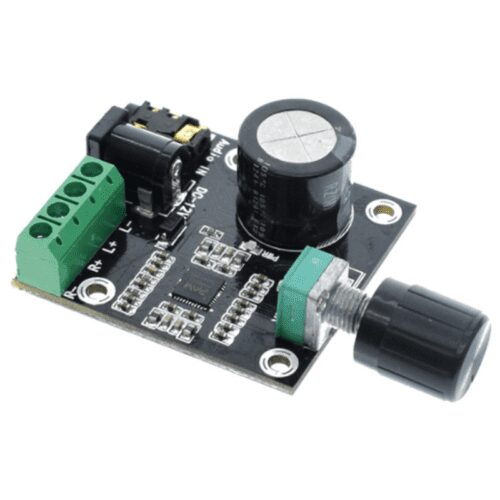 Amplificador Digital de Clase D de Doble Potencia 12 V negro PAM8610