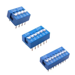 AR0296- AR0436-AR0240 Dip Switch 4P 6P 8P Azul