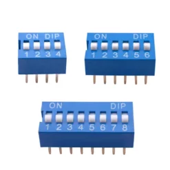AR0296- AR0436-AR0240 Dip Switch 4P 6P 8P Azul