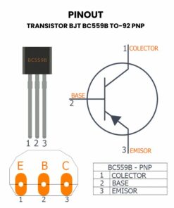 Transistor BJT BC559B TO-92 PNP