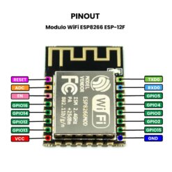 Modulo WiFi ESP8266 ESP-12F - Pinout