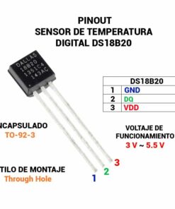 Sensor de temperatura Digital DS18B20