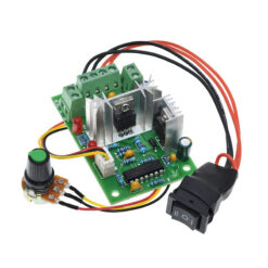 Controlador de Velocidad 6-30V 6A Reversible Motor DC PWM