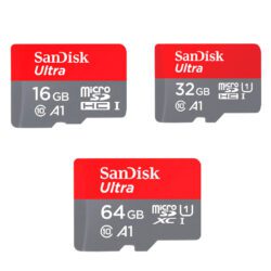 Memoria Micro SD SanDisk 16 32 64 GB Clase 10 V1