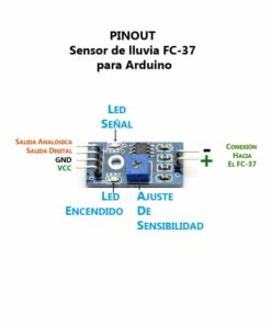 Sensor de lluvia FC-37 para Arduino