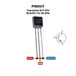 Transistor BJT BC547C TO-92 NPN 45V