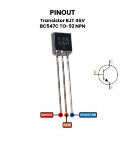 Transistor BJT BC547C TO-92 NPN 45V