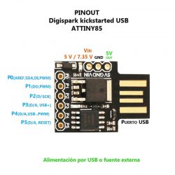 ATTINY85 digispark kickstarter USB