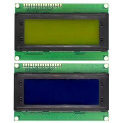 Display LCD 20x4 con Fondo Azul y Amarillo