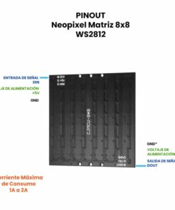 Neopixel Matriz 8x8 CJMCU WS2812 5050 RGB LED