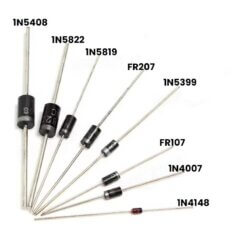 Kit de 100 diodos 1N5399 1N5408 1N4148 1N4007 1N5819 1N5822 (2)