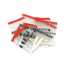 Kit de 100 diodos 1N5399 1N5408 1N4148 1N4007 1N5819 1N5822 (2)
