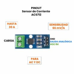 Sensor de Corriente ACS712 30A