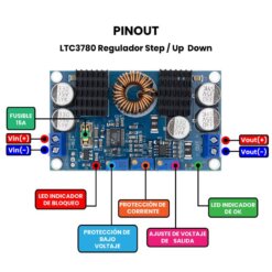 LTC3780 Regulador Step Up - Down - Pinout