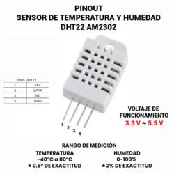 Sensor de Temperatura DHT22 AM2302