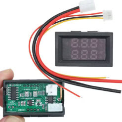Voltímetro 100V Amperímetro 10A DC Display Digital