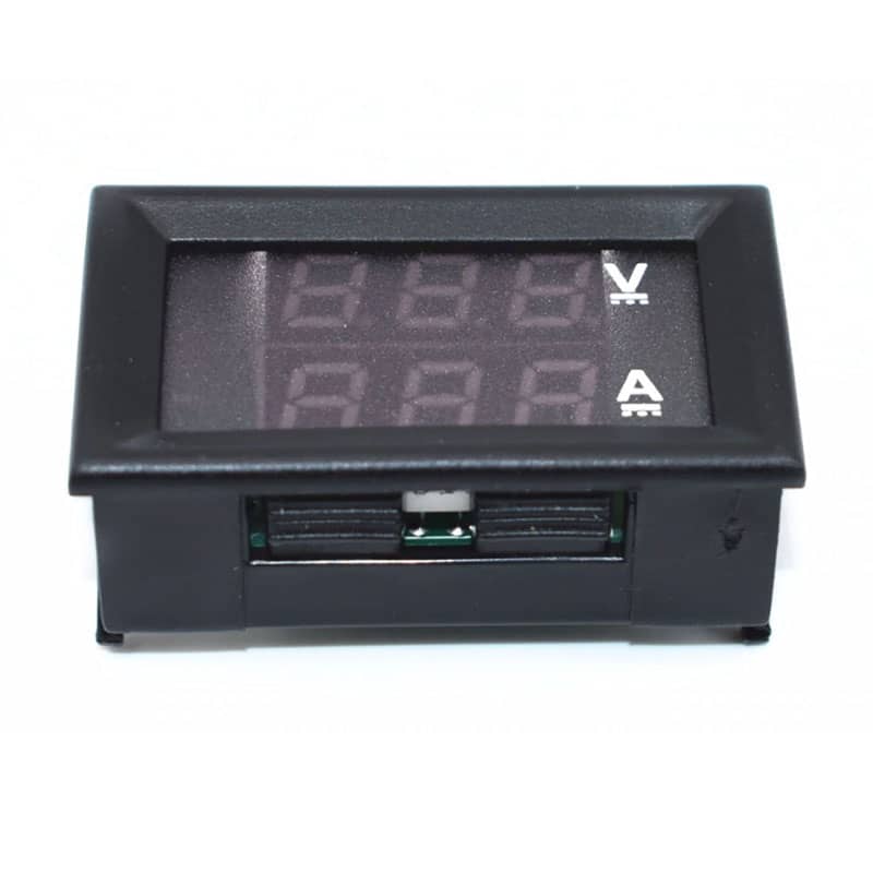 Voltímetro 100V Amperímetro 10A DC Display Digital - UNIT Electronics