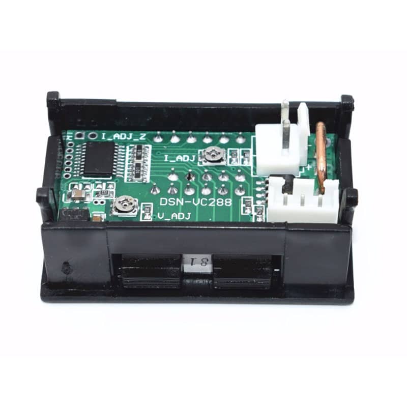 Voltímetro Amperímetro Digital DC 0.28 de 0-100VDC a 10A - Electronilab