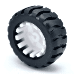 Mini Llanta De Goma 43*19*3 mm Agujero Tipo D Compatible N20