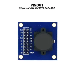 AR0772 - Cámara VGA OV7670 640x480 PINOUT