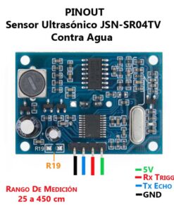 Sensor Ultrasónico Contra El Agua JSN-SR04T