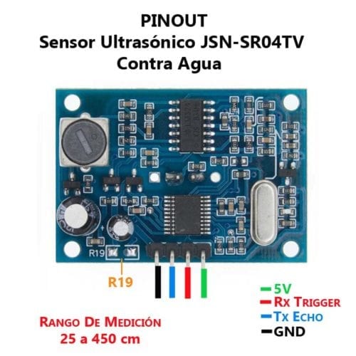 Sensor Ultrasónico Contra El Agua JSN-SR04T