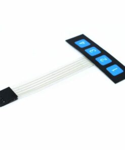 Teclado Matriz 1x4 Membrana