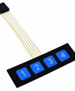 Teclado Matriz 1x4 Membrana