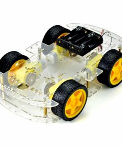Kit Carrito 4WD Robot Seguidor Lineas Con Accesorios