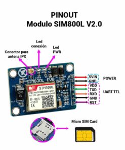 Modulo GSM SIM800L v2.0