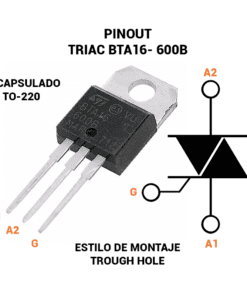 Triac BTA16 600B