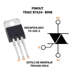 Triac BTA24 800B