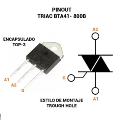 Triac BTA41 800B
