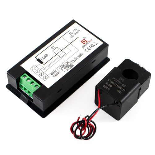 Medidor Voltaje AC Corriente y Energía