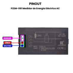 Medidor de Energía Eléctrica PZEM-061 - Pinout