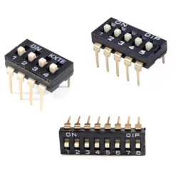 AR0951- AR1932- AR0952 - Dip Switch Negro 4P 5P 8P