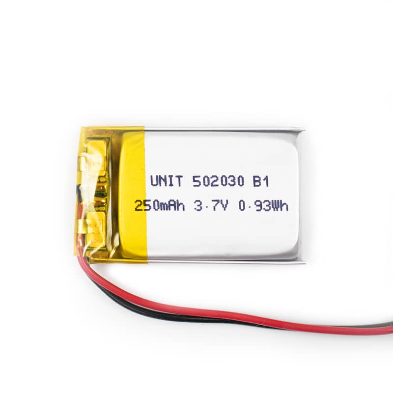Batería LiPo 3.7V 250mAh 502030 - UNIT Electronics