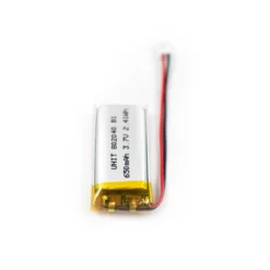 Batería LiPo 3.7V 650mA 802040 UNIT