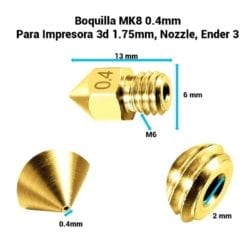 Boquilla E3DV6 0.4mm 1.75mm