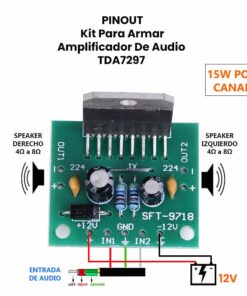 AR1509- Amplificador De Audio Tda7297