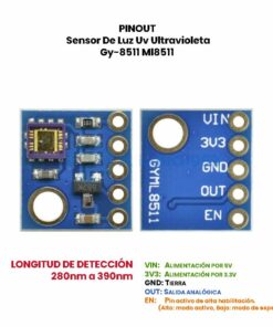 Gy-8511 Ml8511 Sensor De Luz Uv Ultravioleta